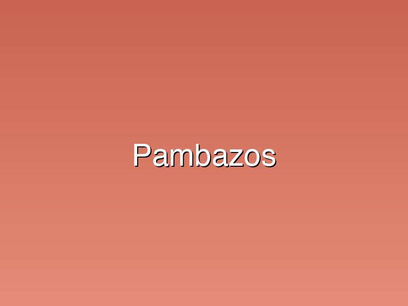 Pambazos